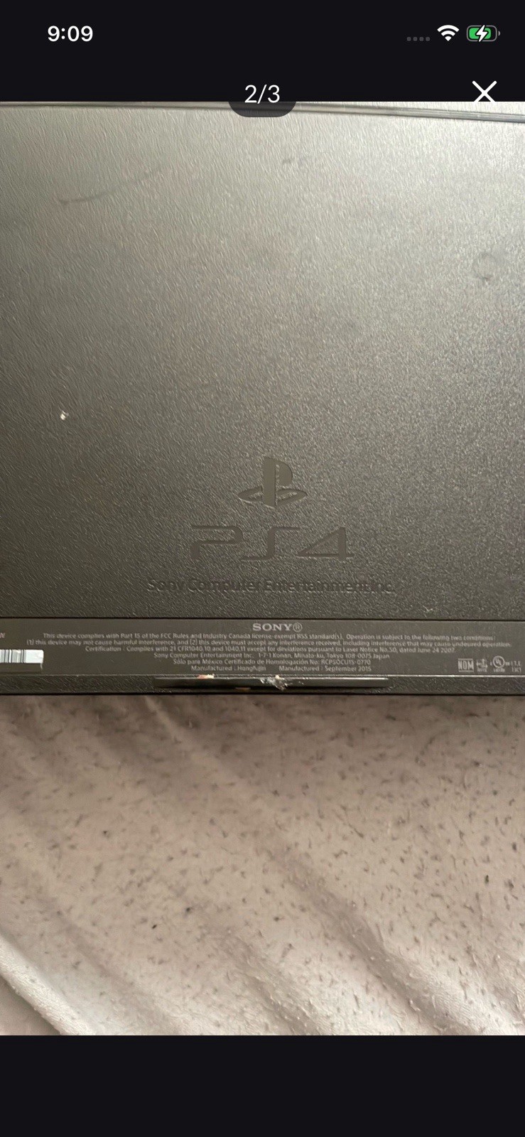 Sony PlayStation 4 500GB Black Console CUH-1215A NTSC-U/C (US/Canada)