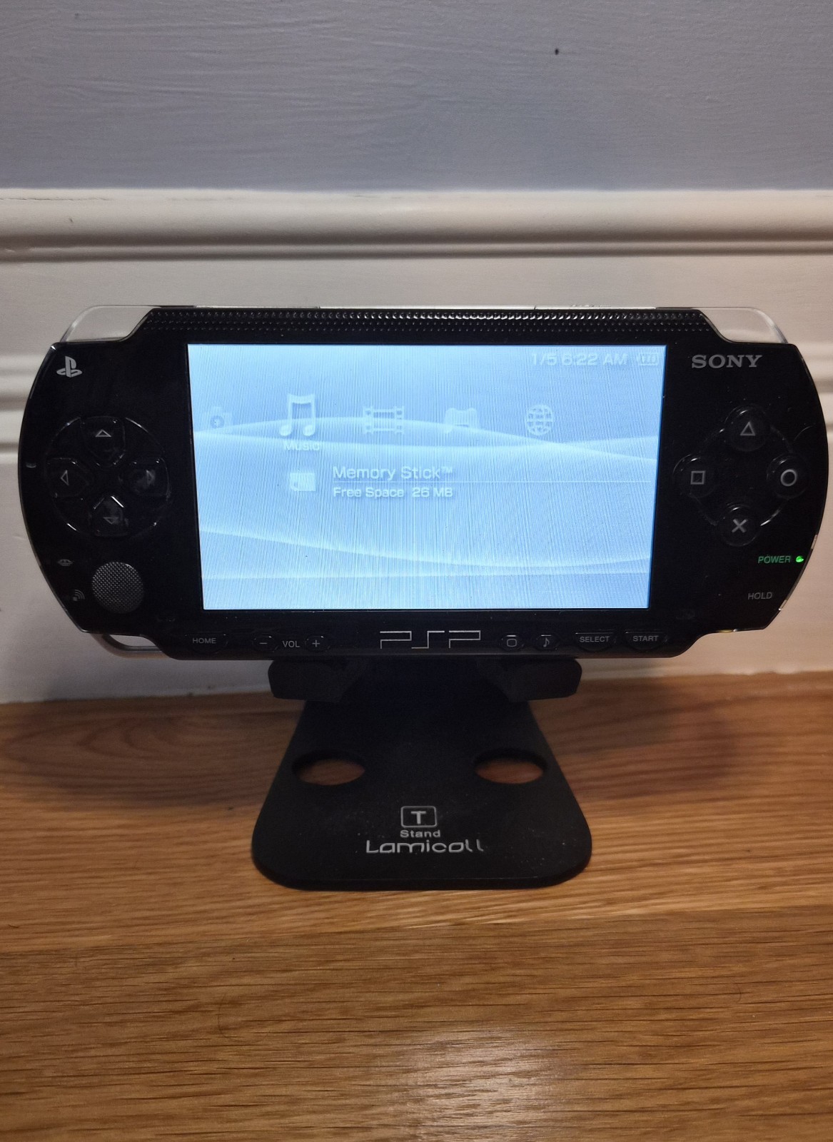 Sony PSP-1001 Black Handheld Console With AC Adapter Tested And Working