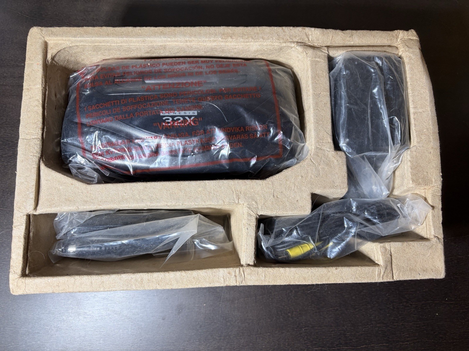Sega Genesis 32X Game Console System Black Complete In Box