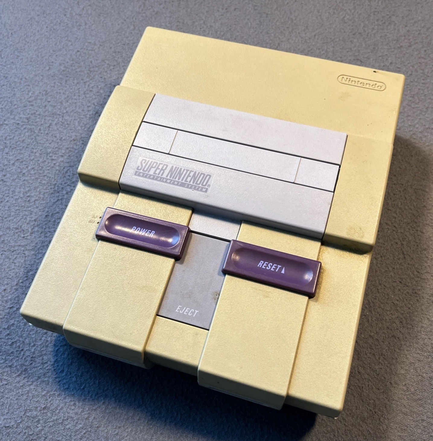 Broken Super Nintendo Console Entertainment System SNES SNS-001 READ Parts Only