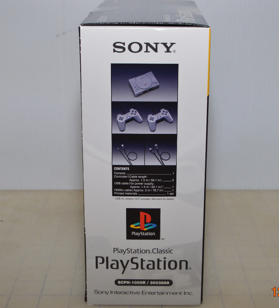 NEW! Sony Playstation Classic Console Mini w/ 20 classic Games – In Hand!