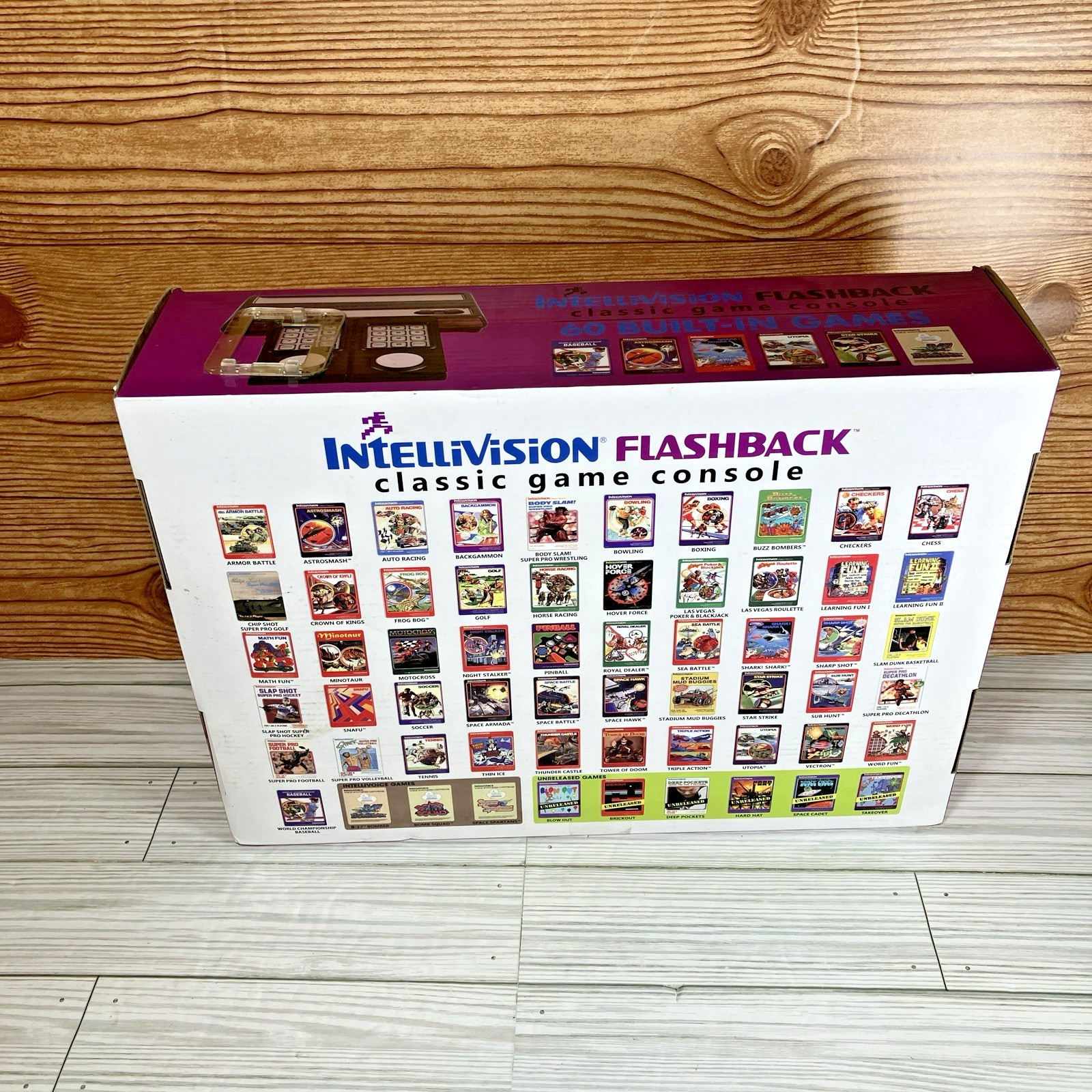 Intellivision Flashback Classic Game Console Deluxe Toys r us Exclusive 60 Games