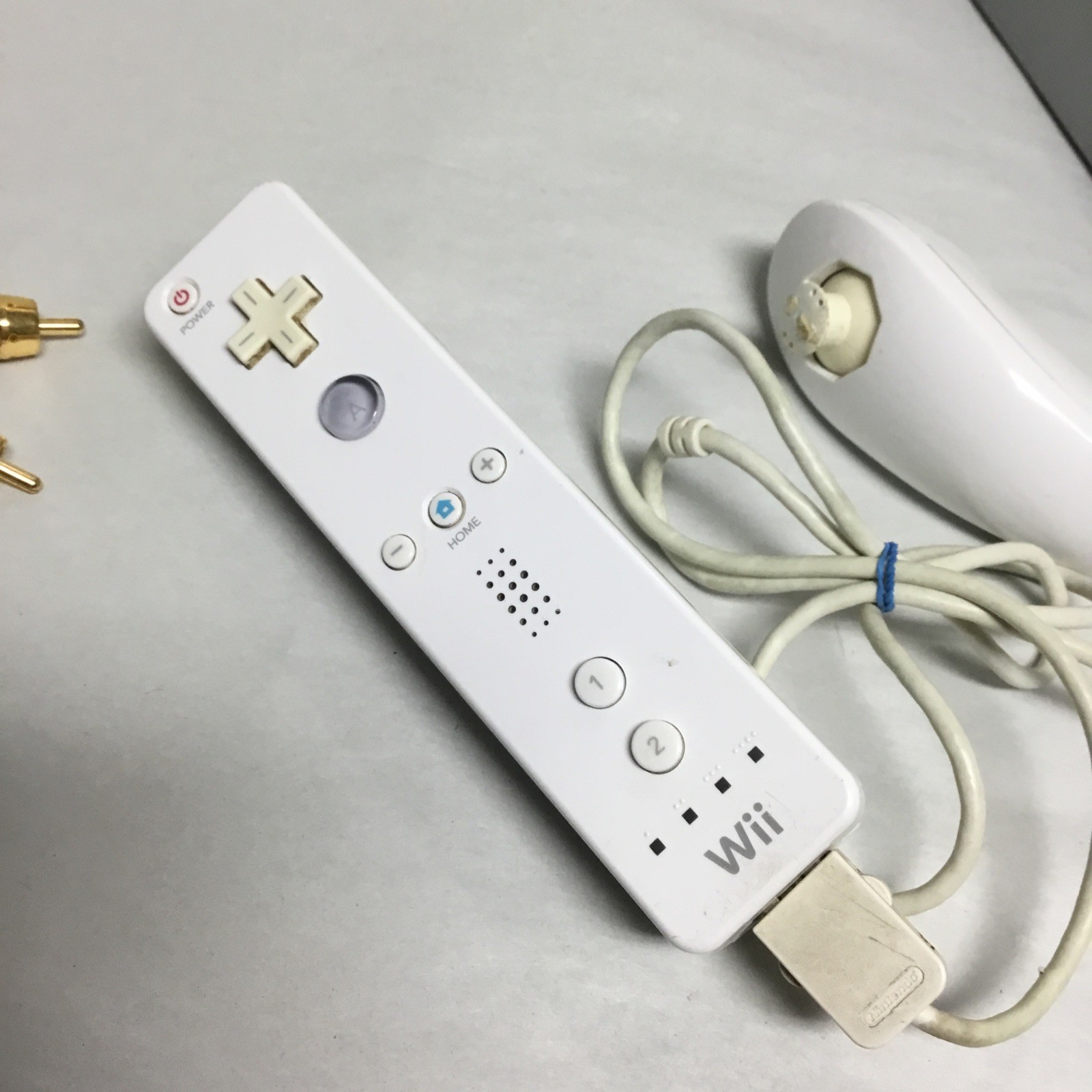 Wii Console Bundle -1 Remote 1 Nunchuck ,Steering Wheel & Extras-Free S&H