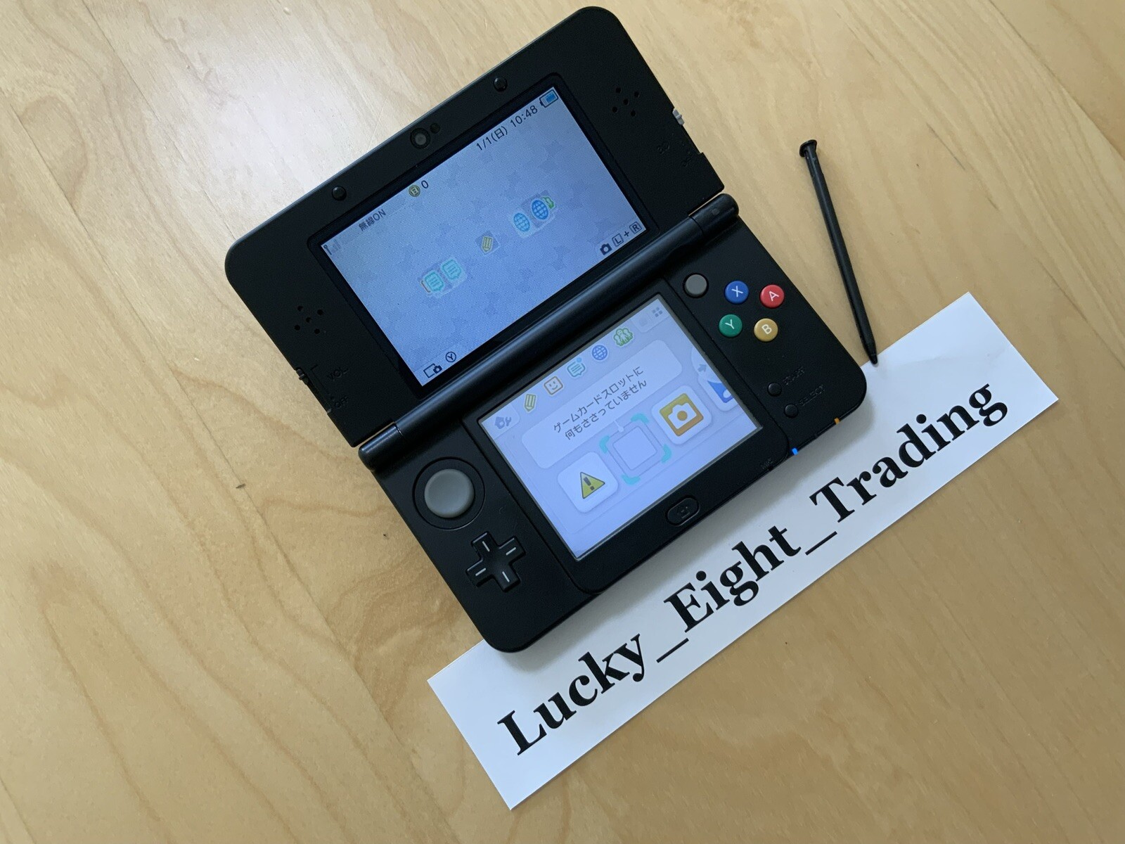 New Nintendo 3DS Black Console Charger Japanese ver Japan ver [CC]