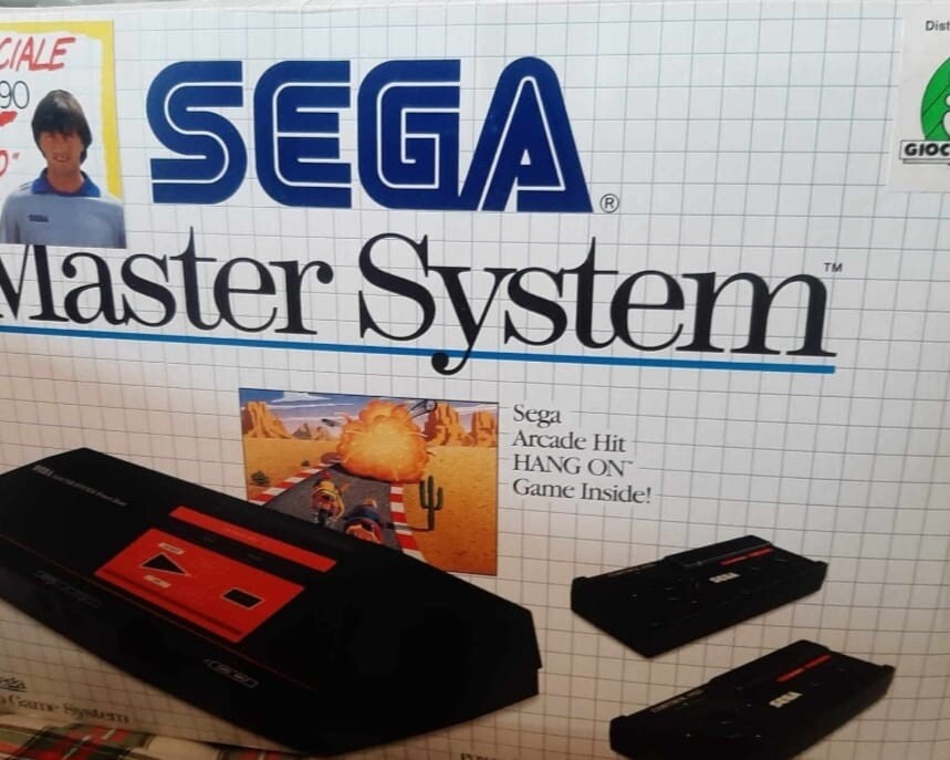 Sega Master System Special Edition Italy 90 with Matching Cartridge!!!