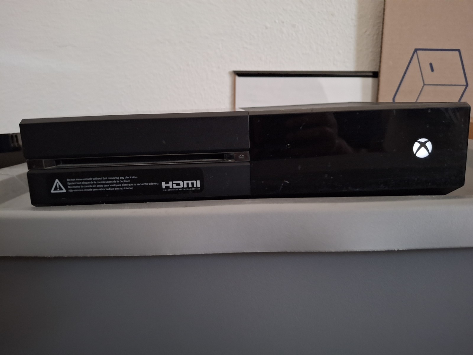 Black Xbox One Model 1540 Console Only With 2 Games
