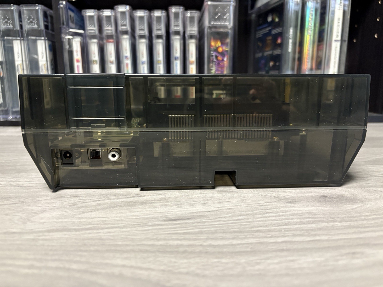 Custom Transparent Black Nintendo NES Console Very Nice!