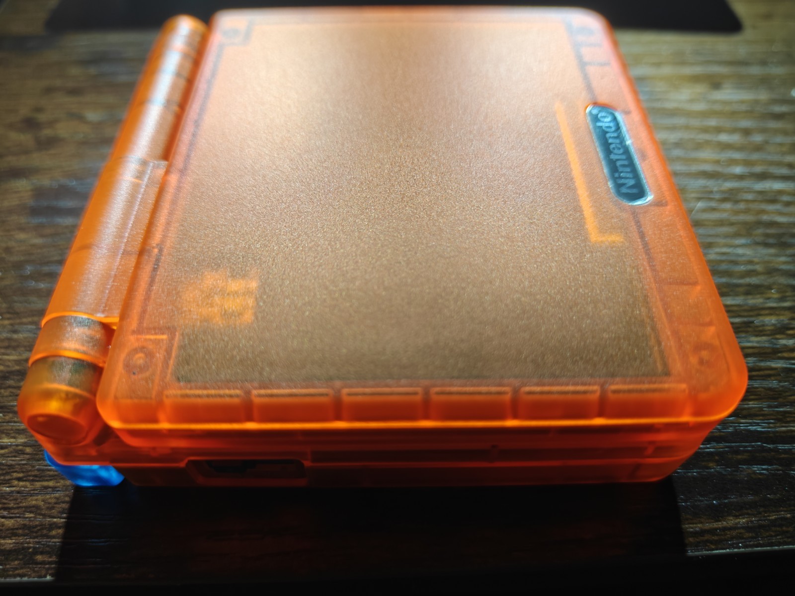 Nintendo Game Boy Advance SP AGS 001 Clear *Clear Orange* Very Clean GBA SP*