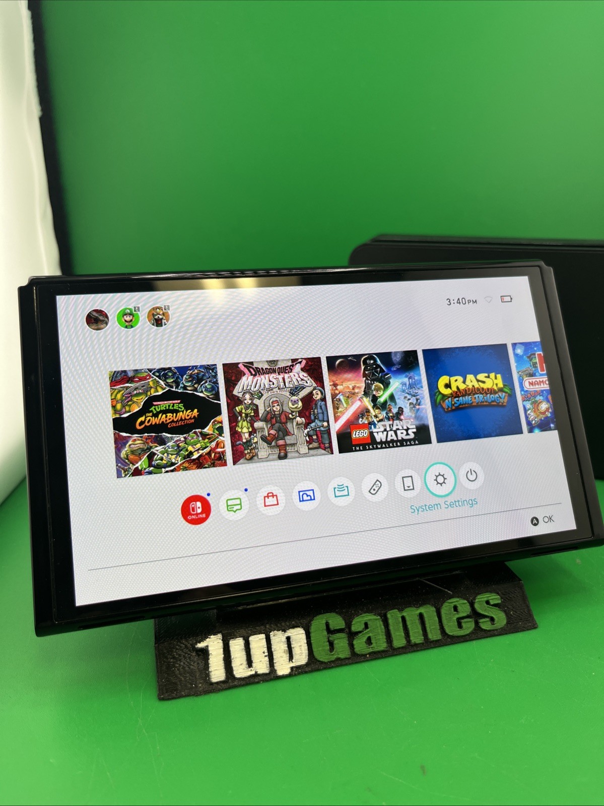 Nintendo Switch Model HEG-001 Console & Dock Only No Joycons (T27)