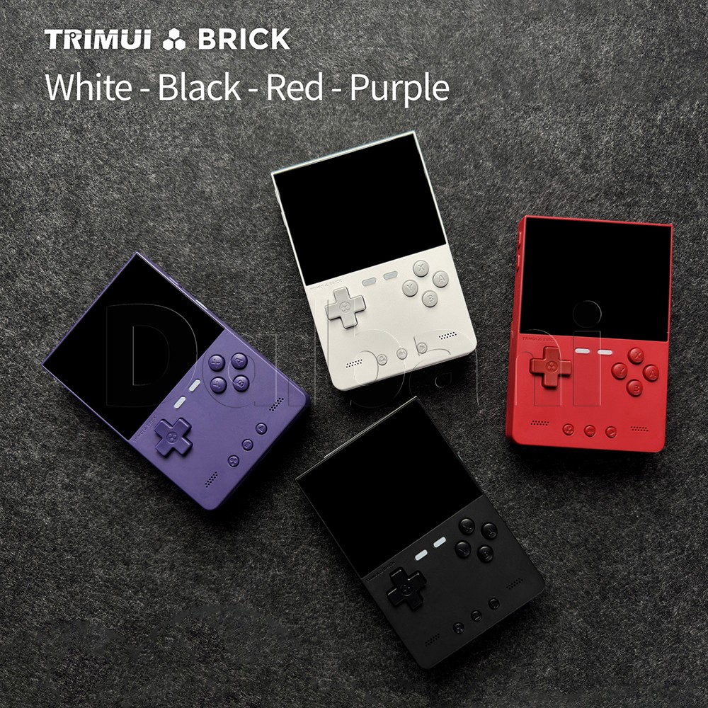TrimUI Brick Red Open Source Handheld Game Console with 64GB