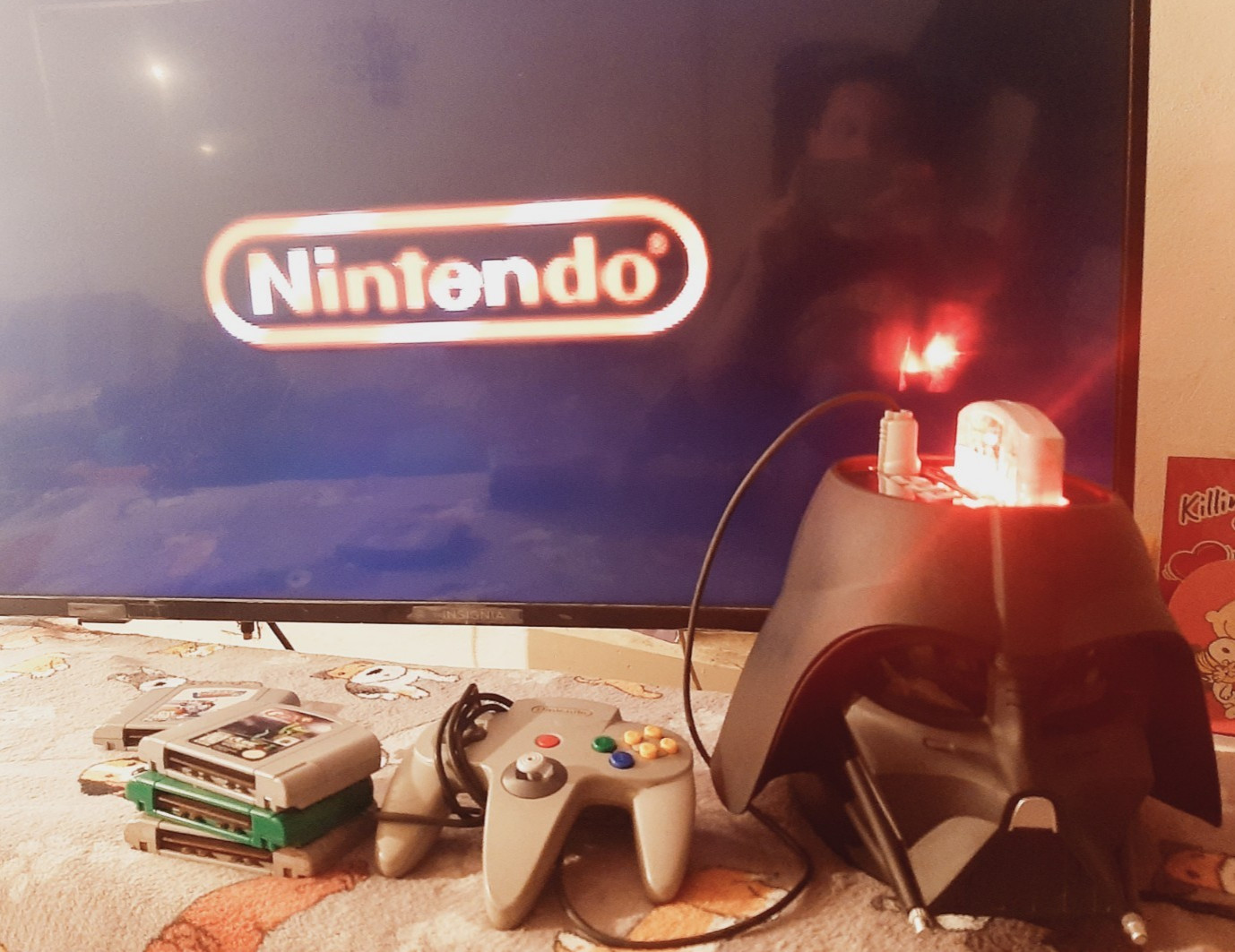 N64 Nintoaster 64 Star Wars Darth Vader with sound Original Hardware