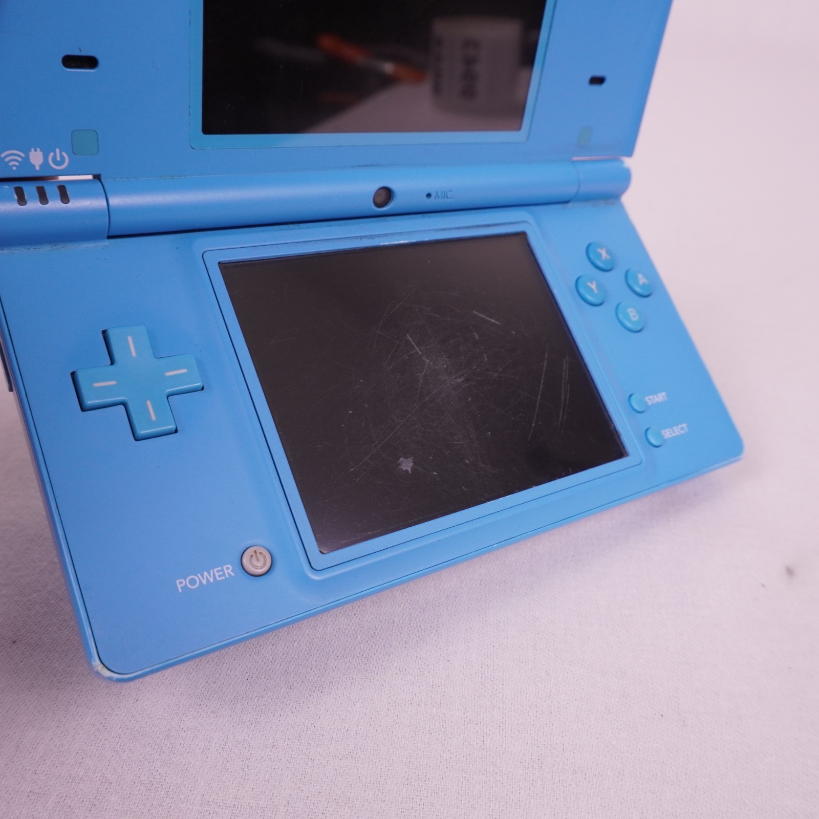 Nintendo DSi Teal Blue Bundle W/ Stylus Tested & Working