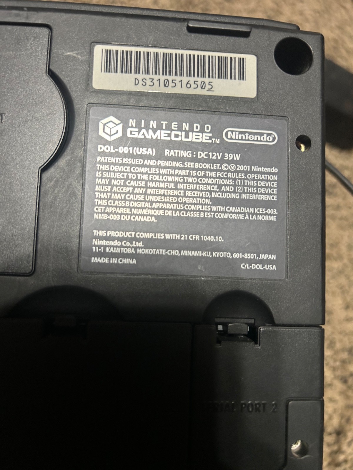 Nintendo DOL-101 GameCube Console – Black