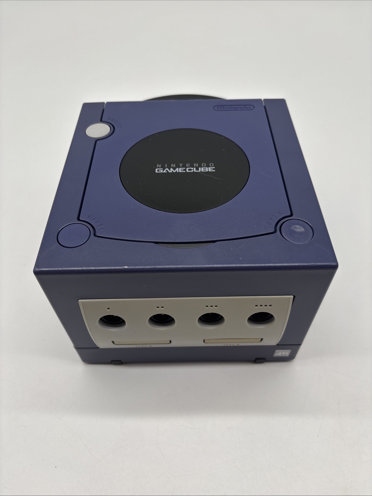 Nintendo GameCube Console Indigo Purple DOL-001 USA Console Only Reconditioned