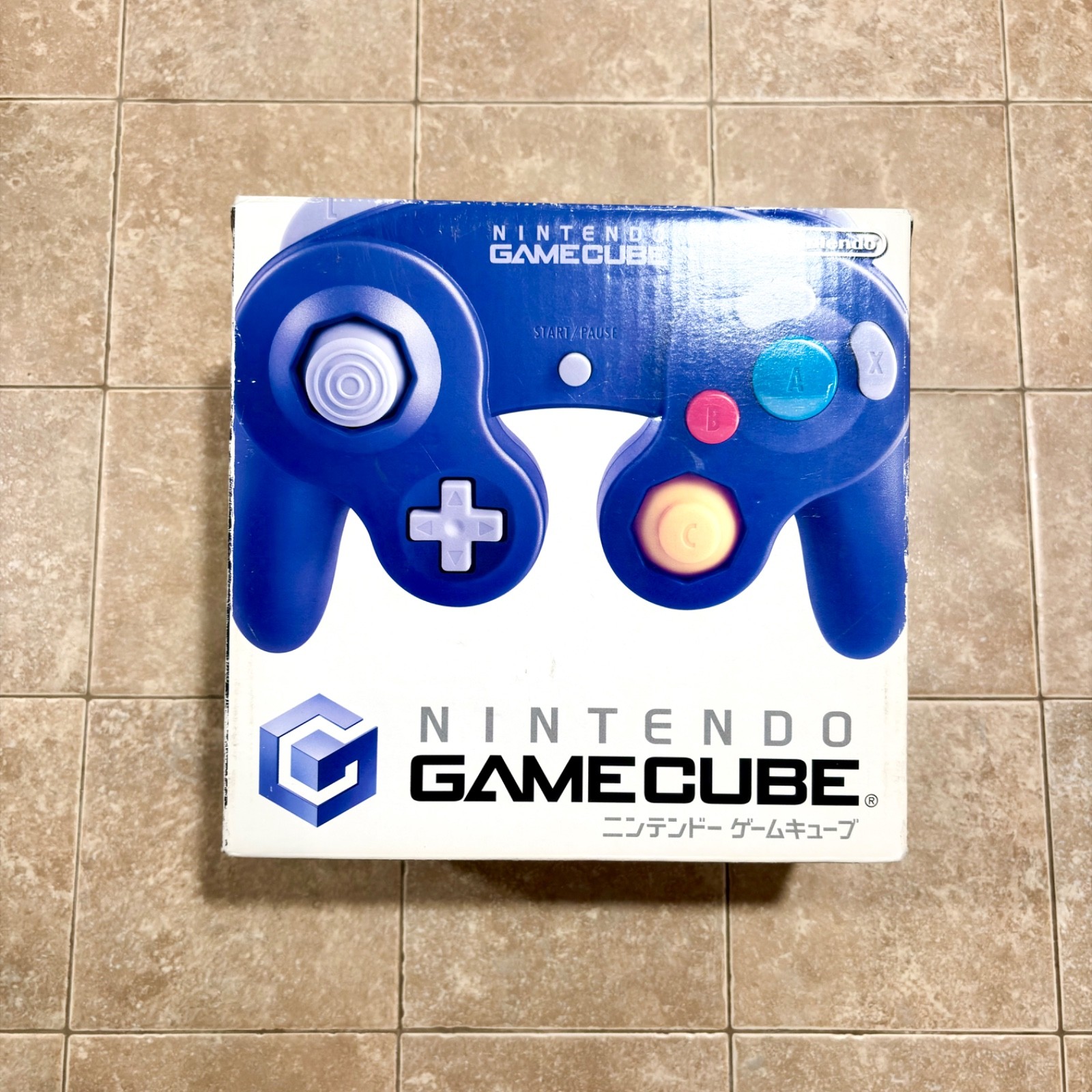 Nintendo GameCube Console Indigo COMPLETE in Box CIB System Nice Clean Purple