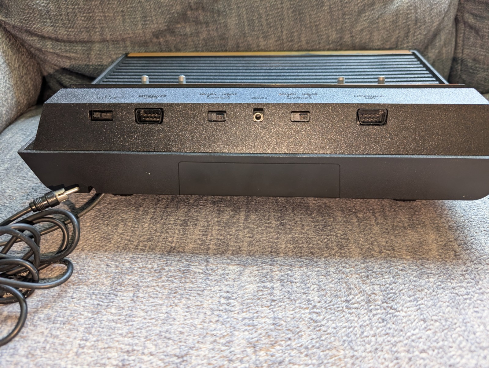 Atari 2600 Woodgrain 4-Switch Console Bundle W/ GAMES! No Controller! Tested!
