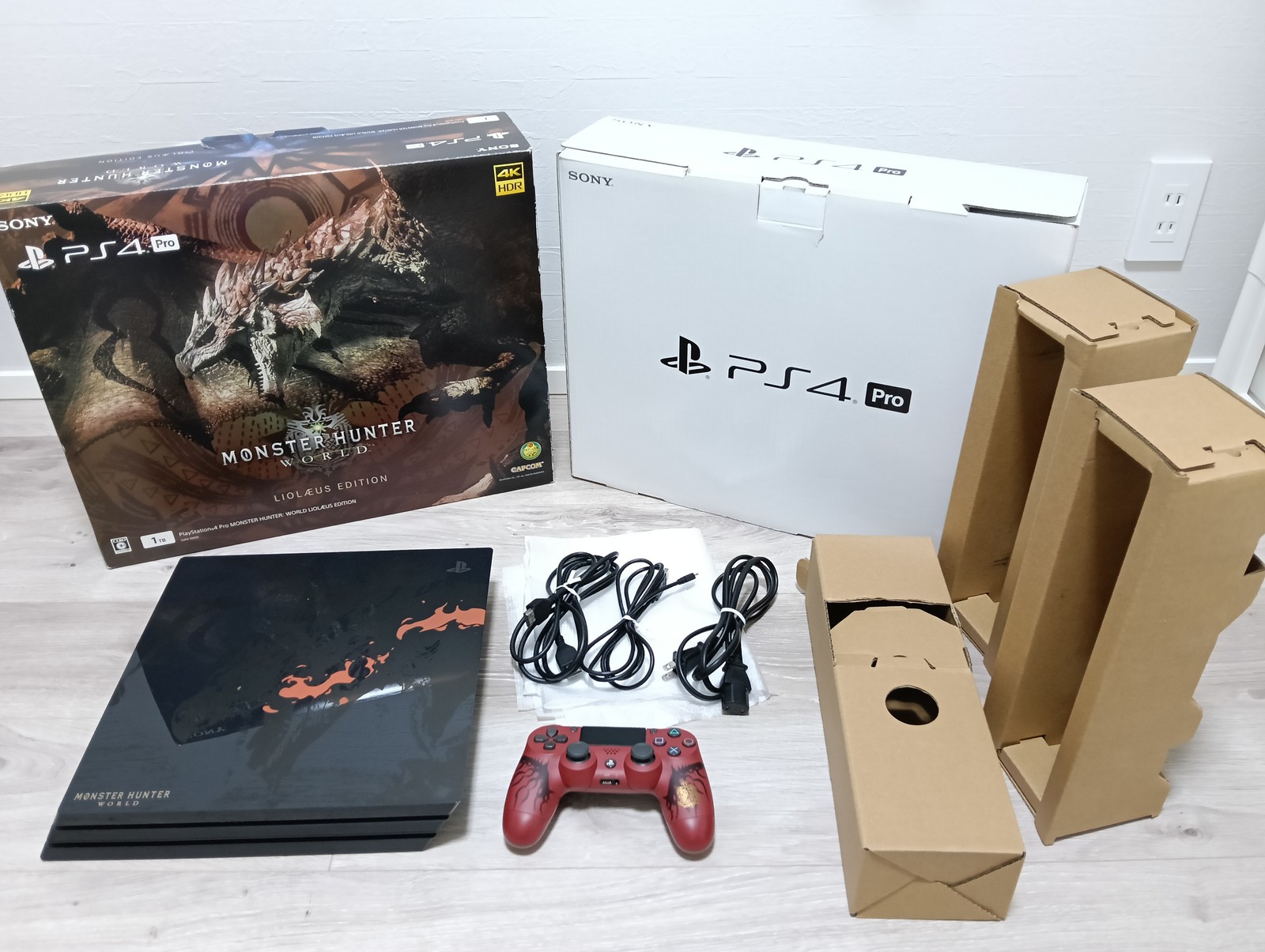 PS4 PlayStation 4 Pro Console MONSTER HUNTER WORLD LIOLAEUS EDITION 1TB Tested