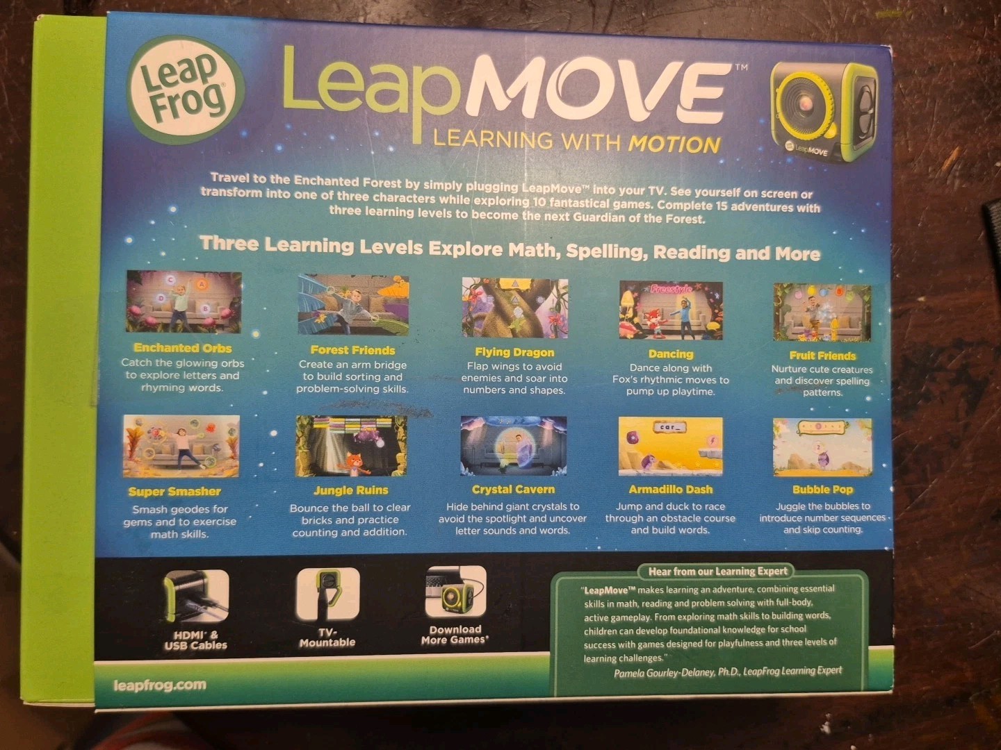 Factory Sealed. LeapFrog LeapMove Interactive Learning Game, Ages 4-7 Years Old