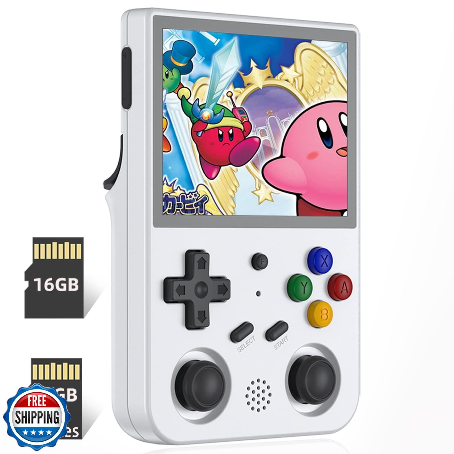 RG353V Retro Handheld Game with Dual OS Android 11 and Linux,RG35