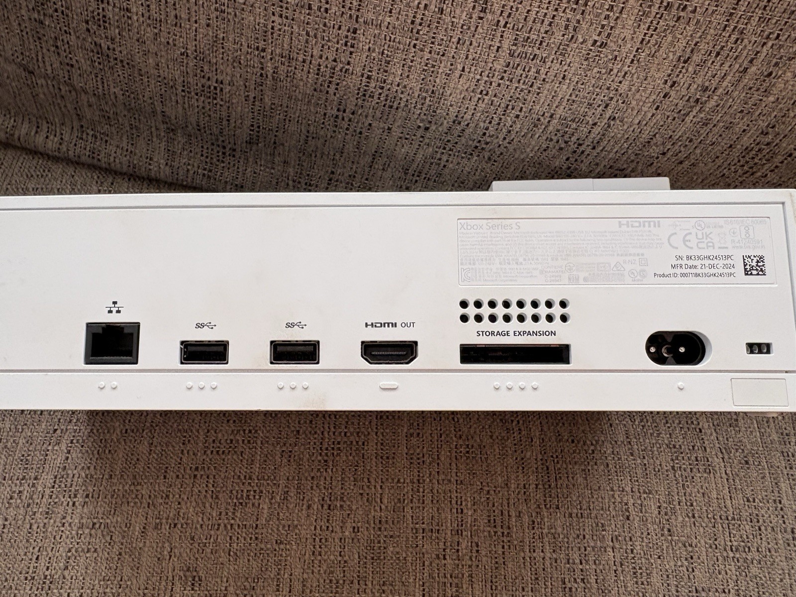 GREAT Condition Working White Xbox Series S 512GB With 2 Controllers And Headset