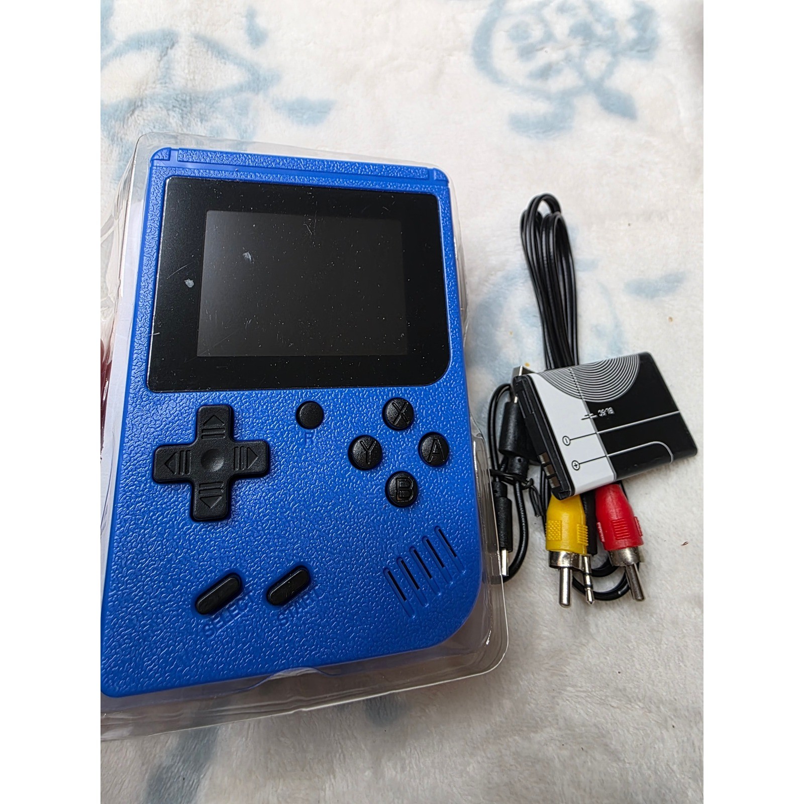 Plus Retro Handheld Game Console 3.0 Inch LCD Blue Digital Game System 400 in 1
