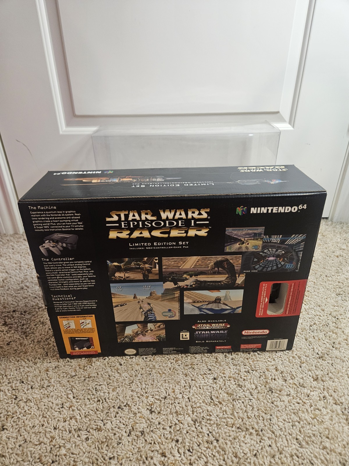 Nintendo 64 Console STAR WARS Episode 1 RACER Limited Edition Set CIB Tested