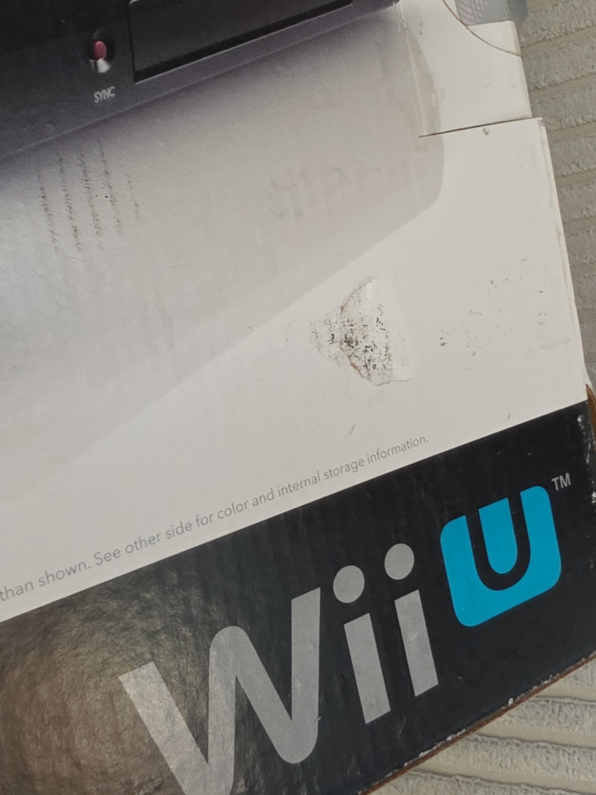 Rare HTF Nintendo Wii U Black 32GB Full Art Console Box Variant CIB Please Read