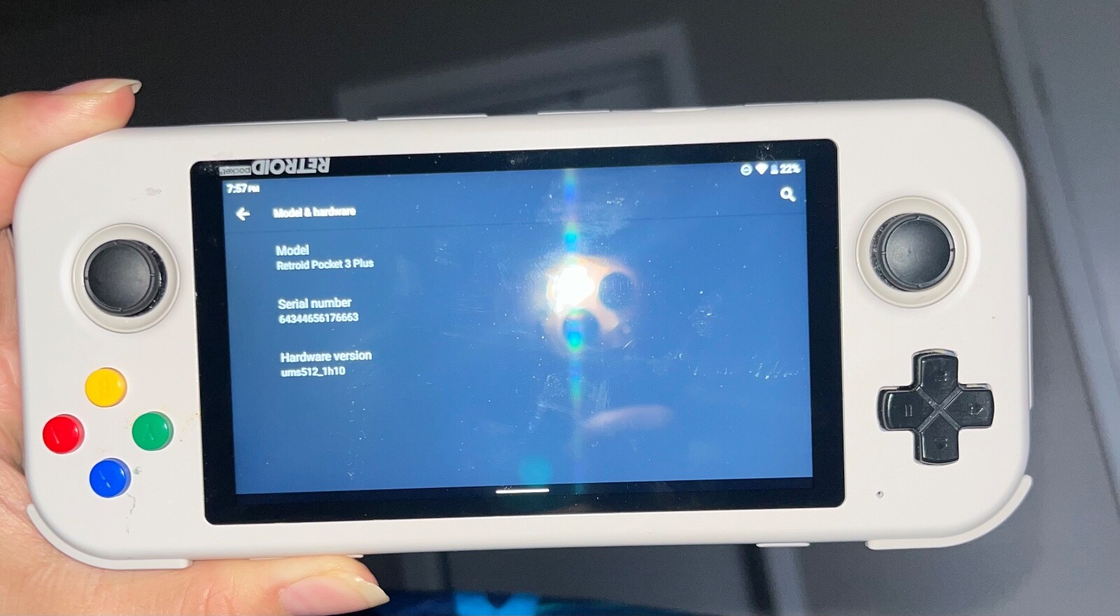 handheld game console