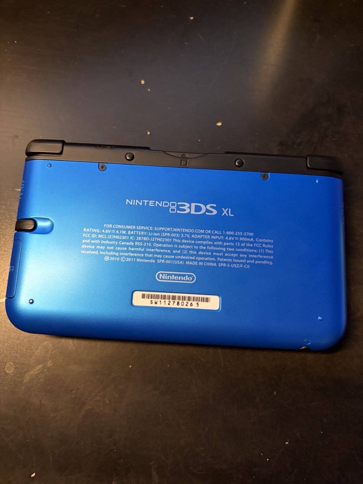 Nintendo 3DS XL Handheld System Blue/Black 4GB NTSC-U/C Wi-Fi SPR-001