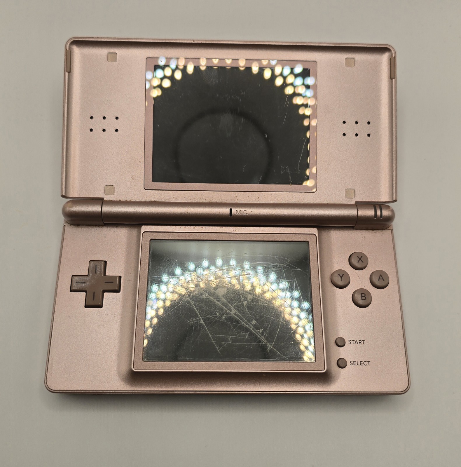 Nintendo DS Lite Handheld System Console USG-001 (USA) Metallic Rose Pink-Tested