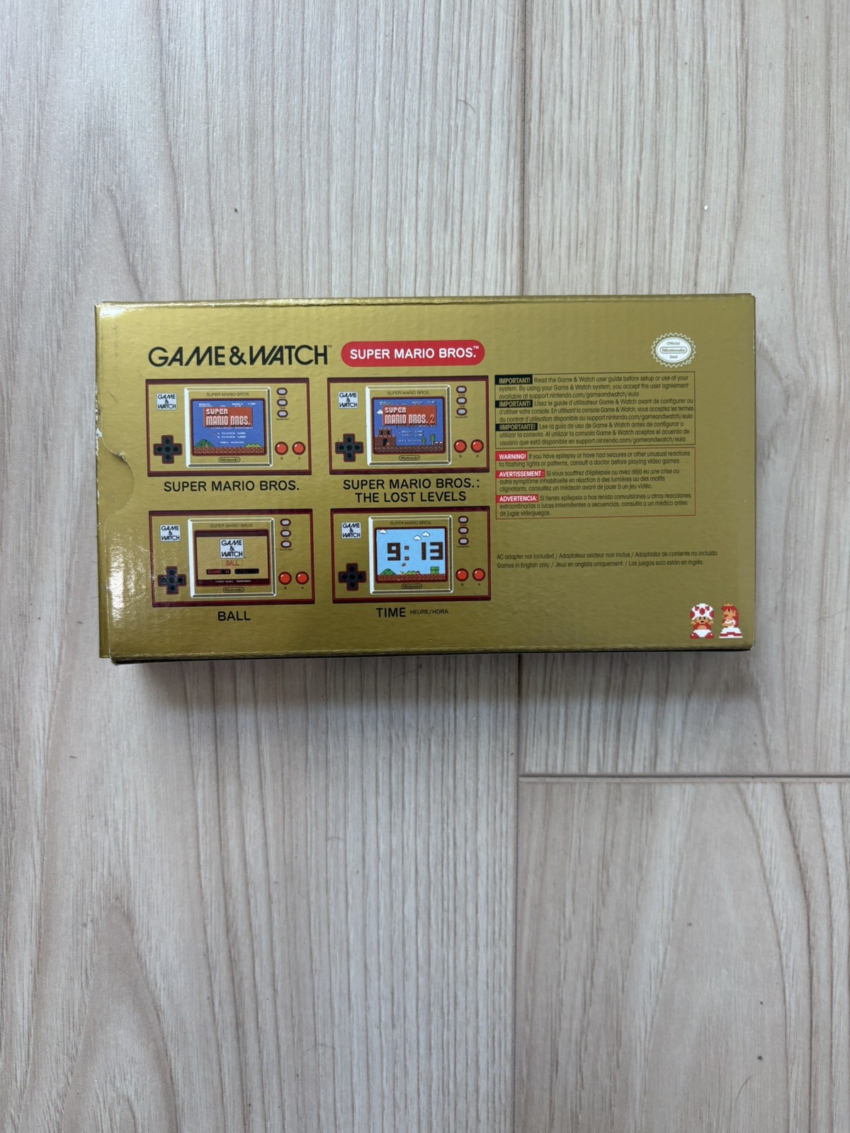 CIB (Complete in Box) 35th Anniversary Edition Super Mario Bros. Game & Watch