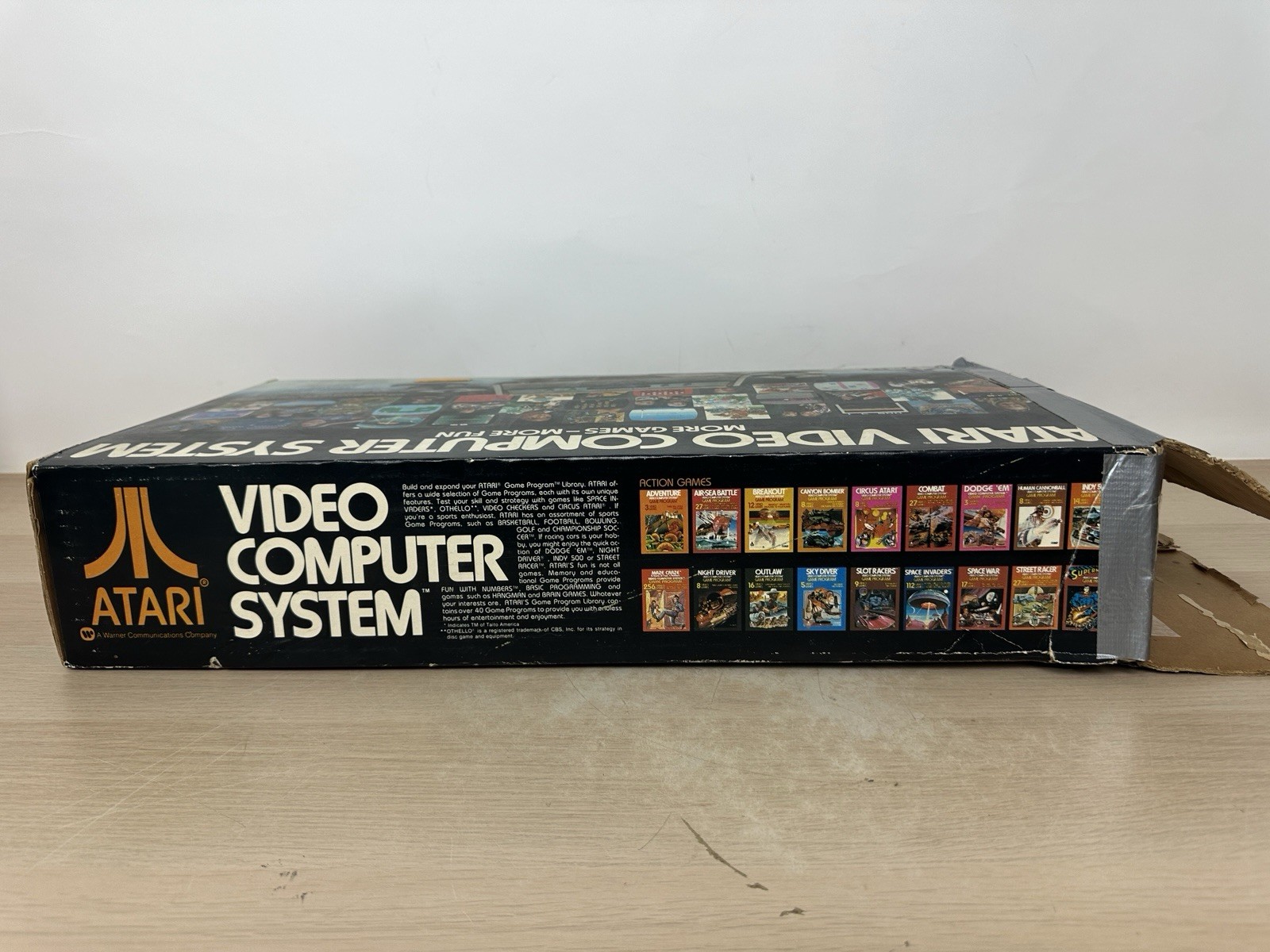 Atari CX-2600 Console in Original In Box w/ Manual, Controllers, Paddles – WORKS