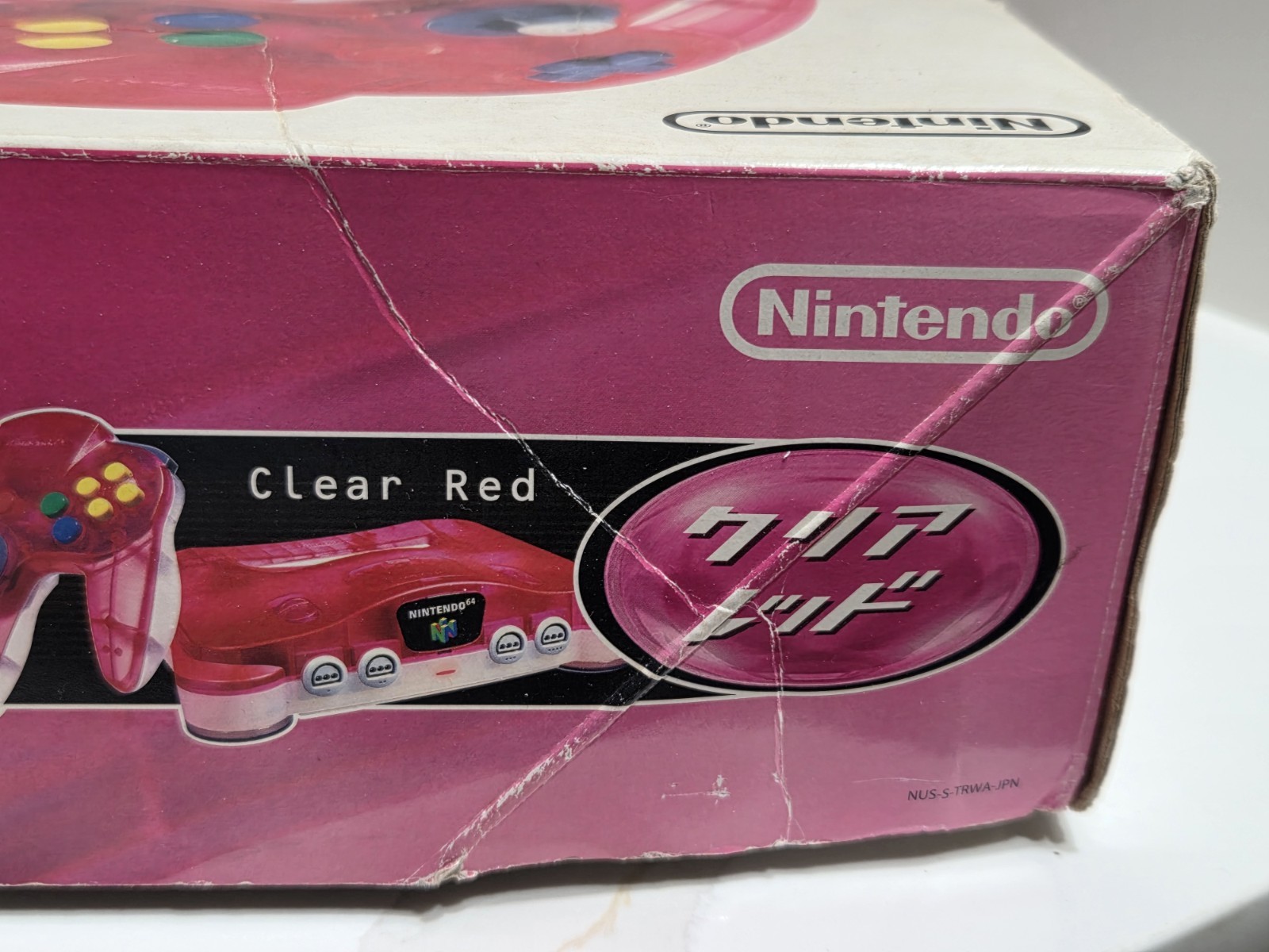 REGION-FREE Nintendo 64 N64 Clear Red & White Console Set Japan JPN | US SELLER