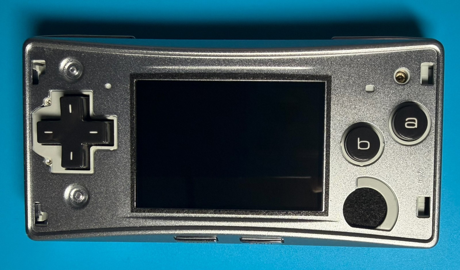 Game Boy Micro Silver – Excellent – New Battery – 2 Games – USB Charger