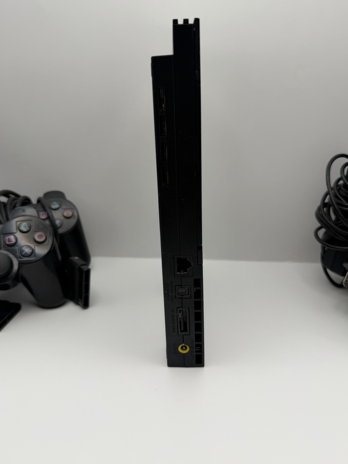 Sony PS2 Slim Black Console Bundle Lot – Controllers, Games Memory Card & Cables