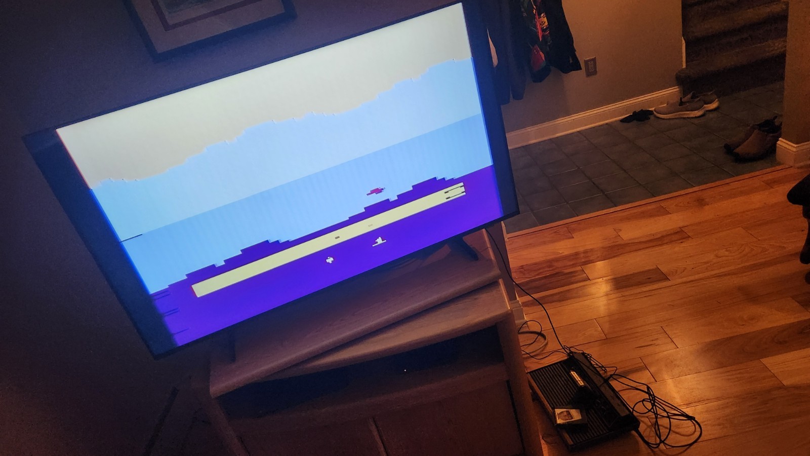 ATARI 2600 CX-2600A CONSOLE w/New Power Supply & RF Adapter TESTED