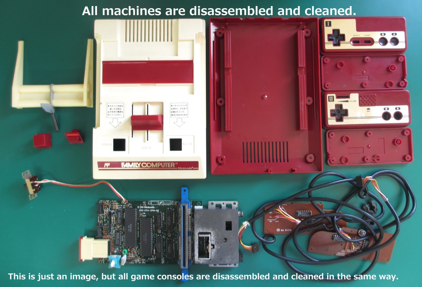 Nintendo Family Computer (Famicom) console ( working, cleaned, and repaired)