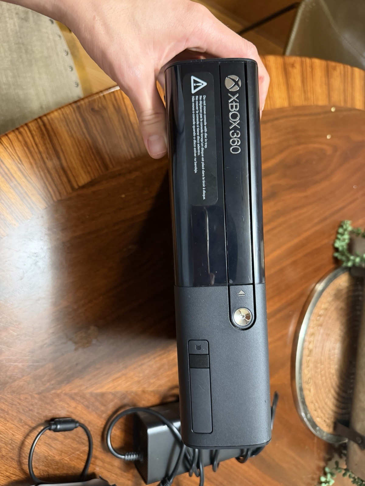 Microsoft Xbox 360 E 320GB (1538) Black Console, Cords, 5 Games, Bundle – Tested