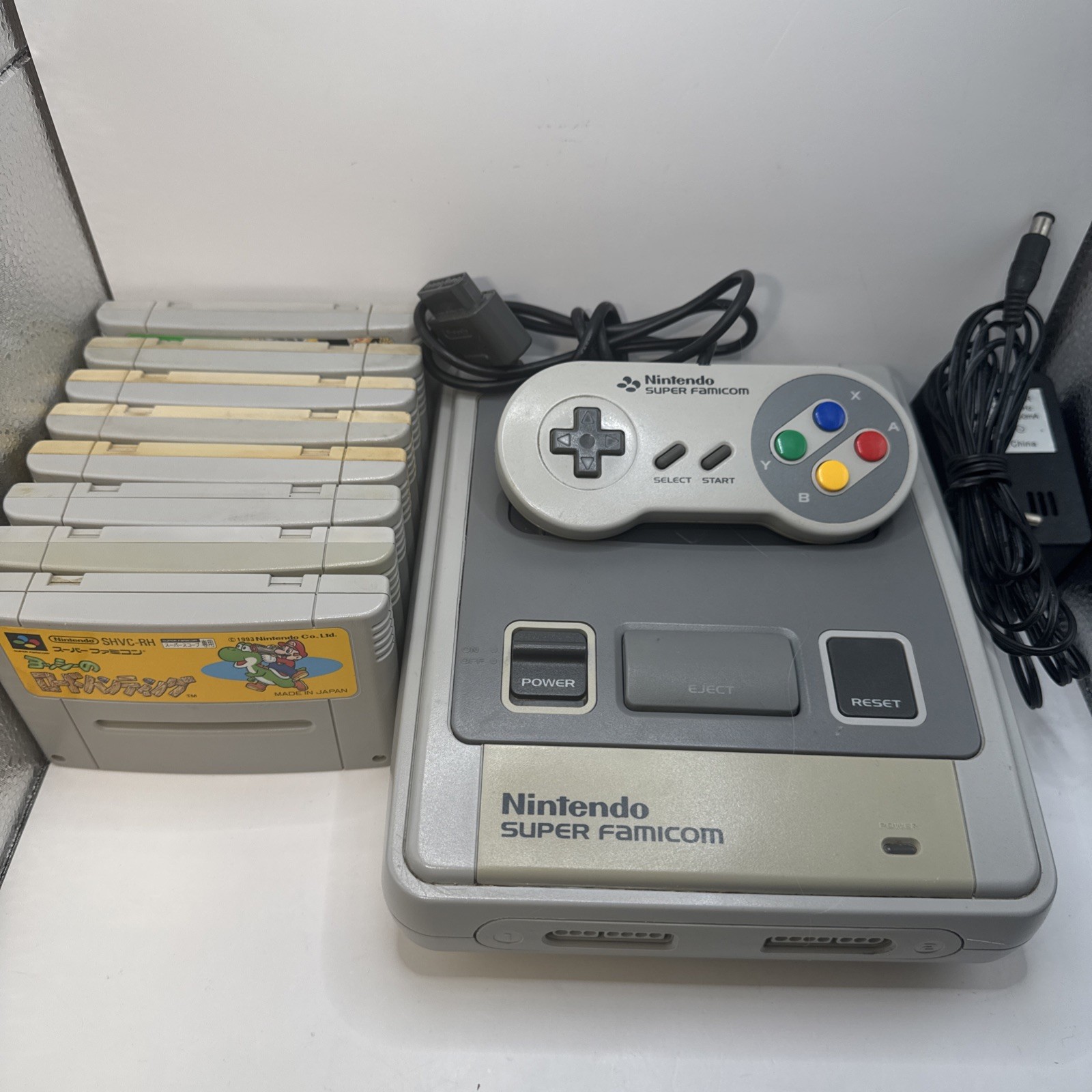 Nintendo Super Famicom Console Bundle – Tested & Working