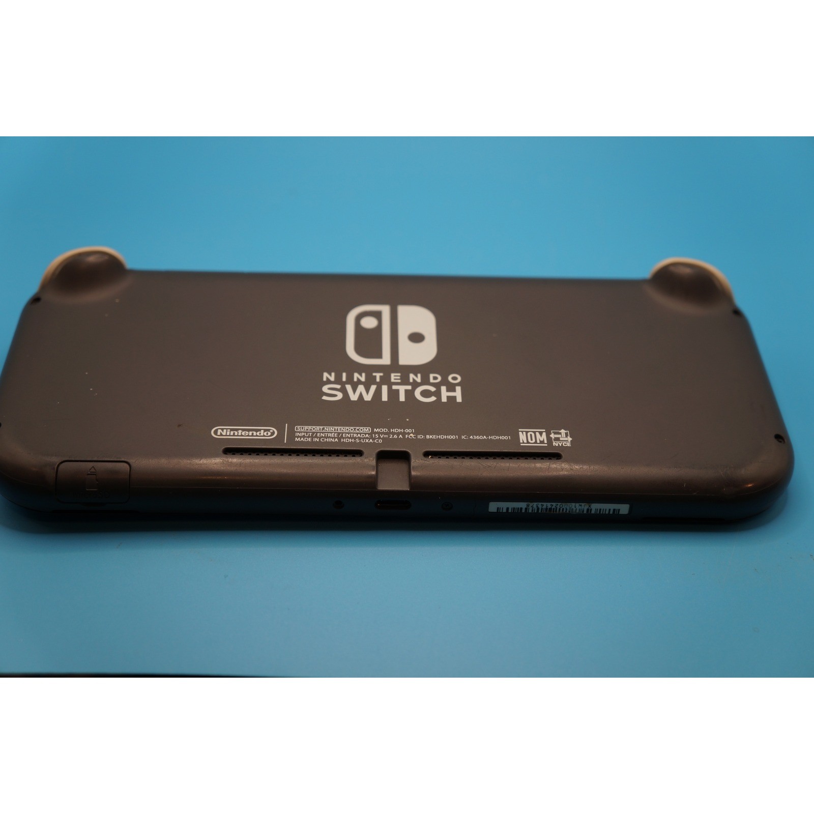 Nintendo Switch Lite Gray Model HDH-001 Broken Screen For Parts or Repair