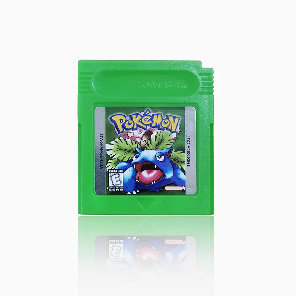 Low-Power Consumption 5 Languages Version Pokemon GBC Game Red/Crystal/Blue/Yell