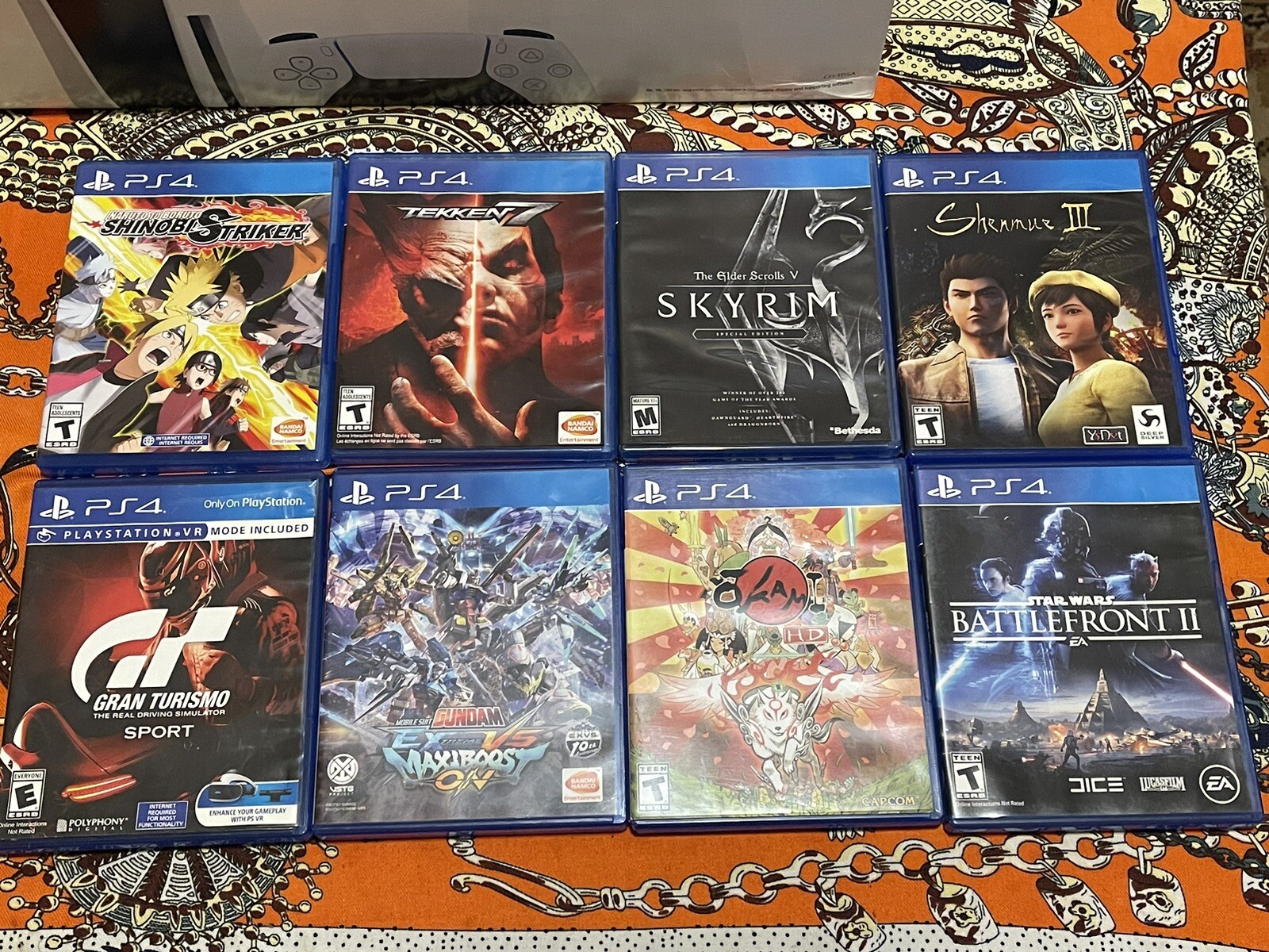 Playstation 5 console disc version bundle PS5 Gundam Rainbow Six Tekken CF-1115A