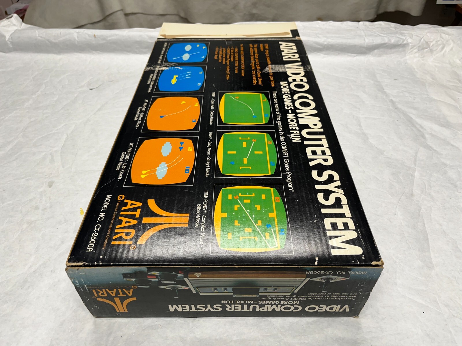 NOS 1982 ATARI VCS CX2600A 4 Switch Console System NEW Original Package OPEN BOX