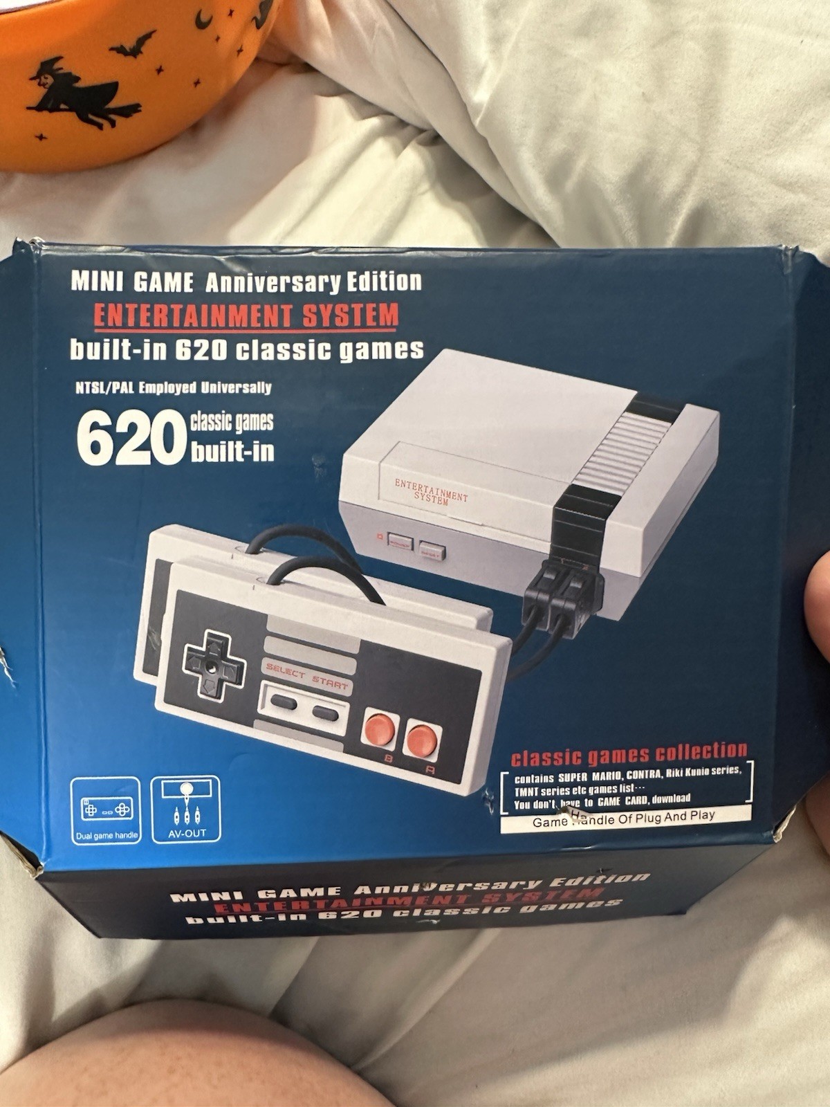 Mini Game Anniversary Edition Console 620 Games 2 Controllers RCA Plug & Play
