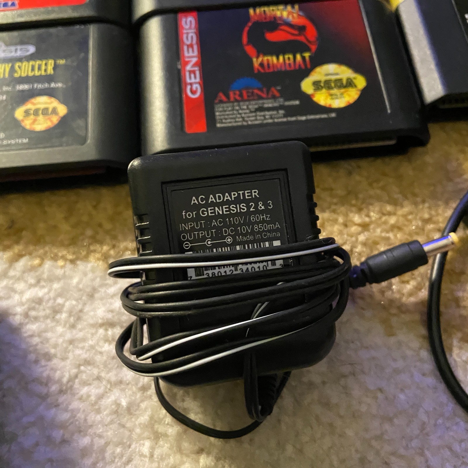 Sega Genesis Model 3 Console System Bundle MK-1461 + Controller + Cables 16 Game