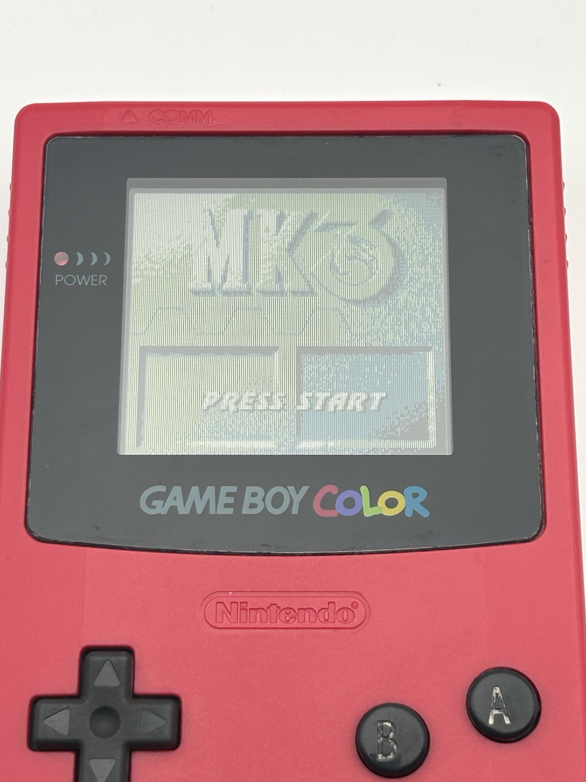 Nintendo Game Boy Color Bundle Red + 12 Games Wario Land II Mario Mortal Kombat