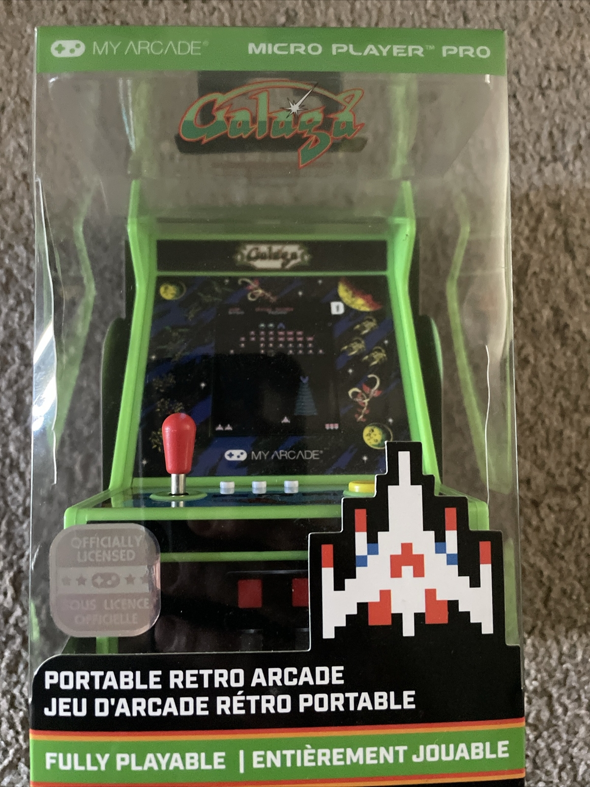 MY ARCADE: GALAGA/GALAXIAN MICRO PLAYER Retro Arcade Mini Classic Sealed New