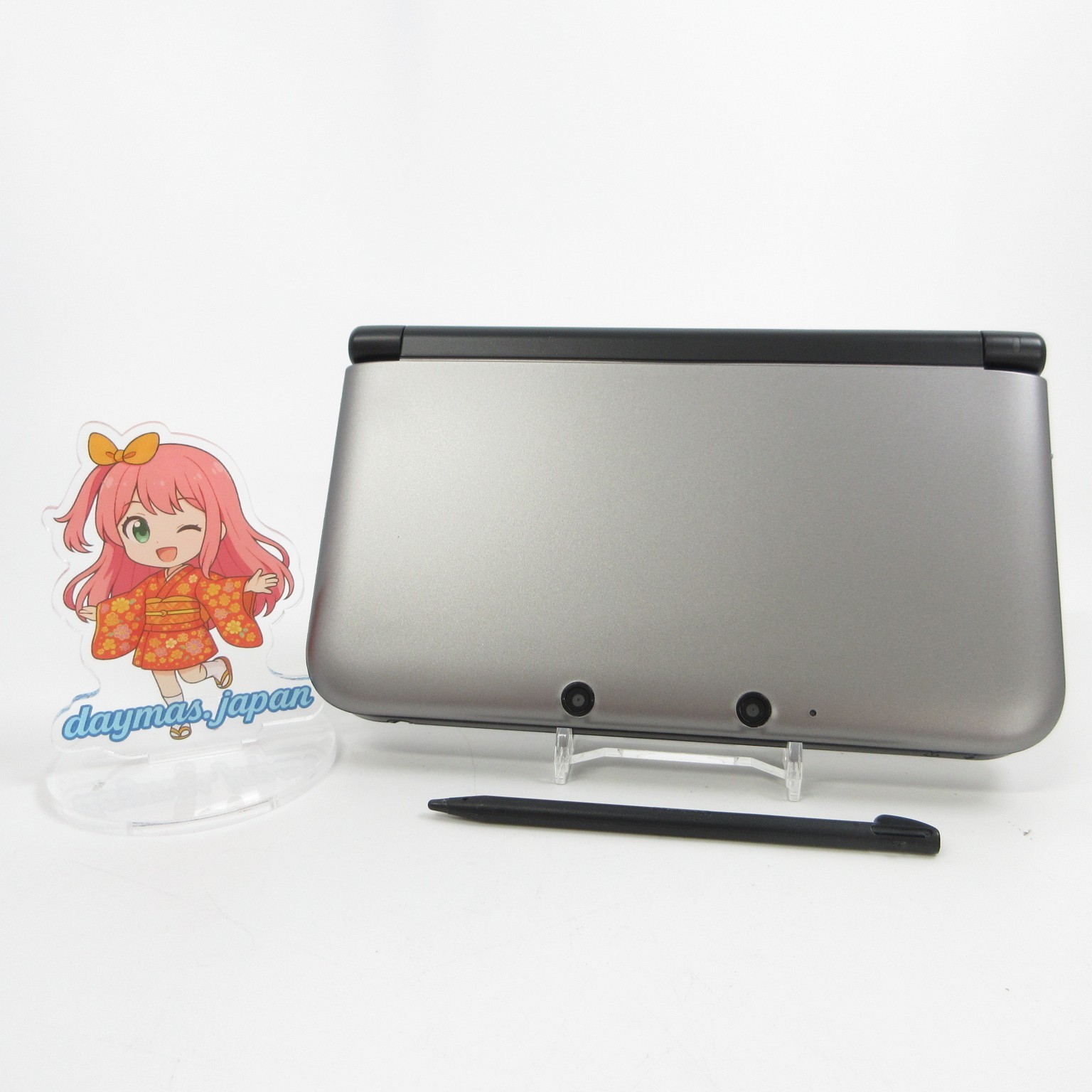 【Mint】Nintendo 3DS LL XL Silver x Black Console ONLY Japan Ver. #RET0517/01