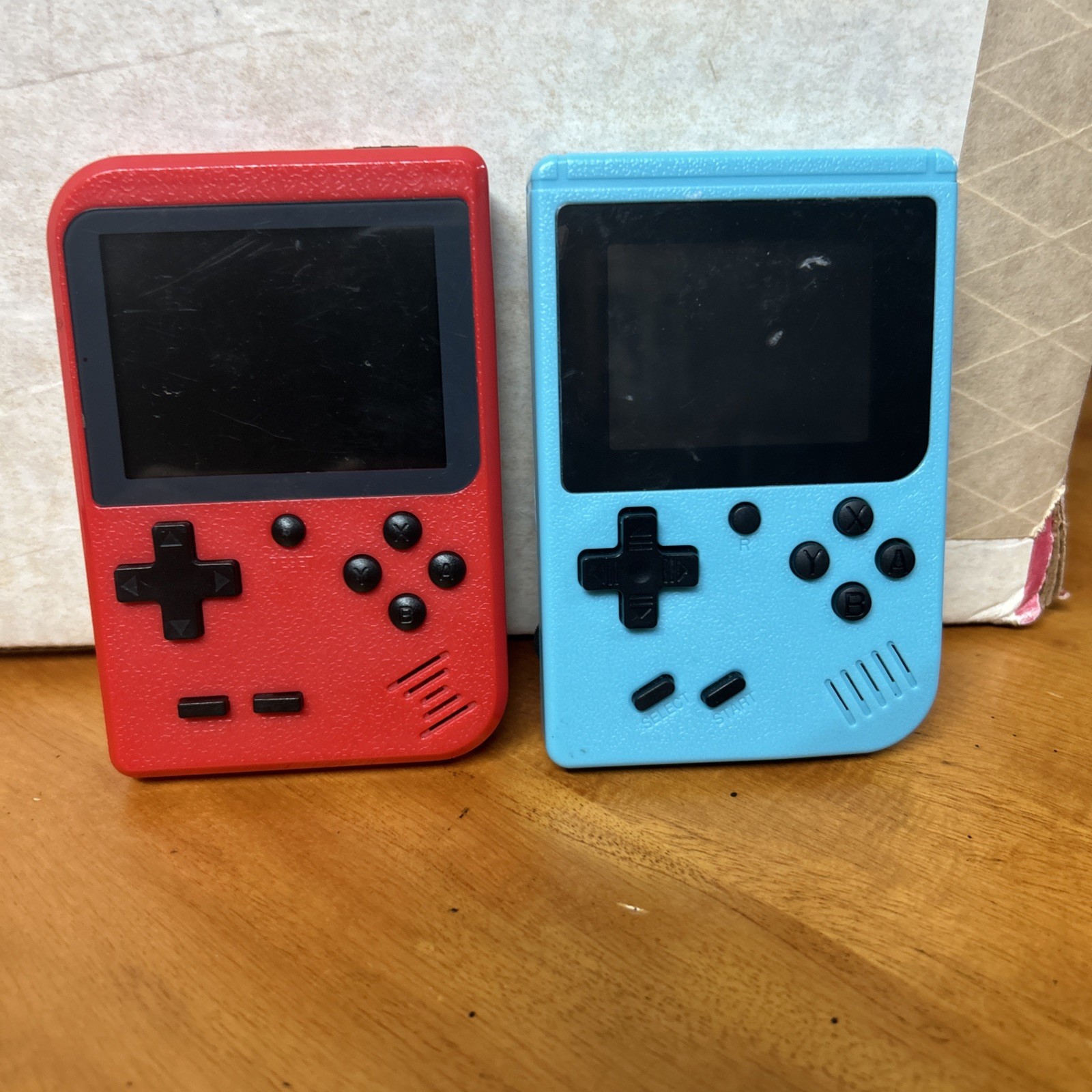 Blue & Red – 2!! GAME BOX Plus 500 Games / 400 Games Handheld Retro Video Games