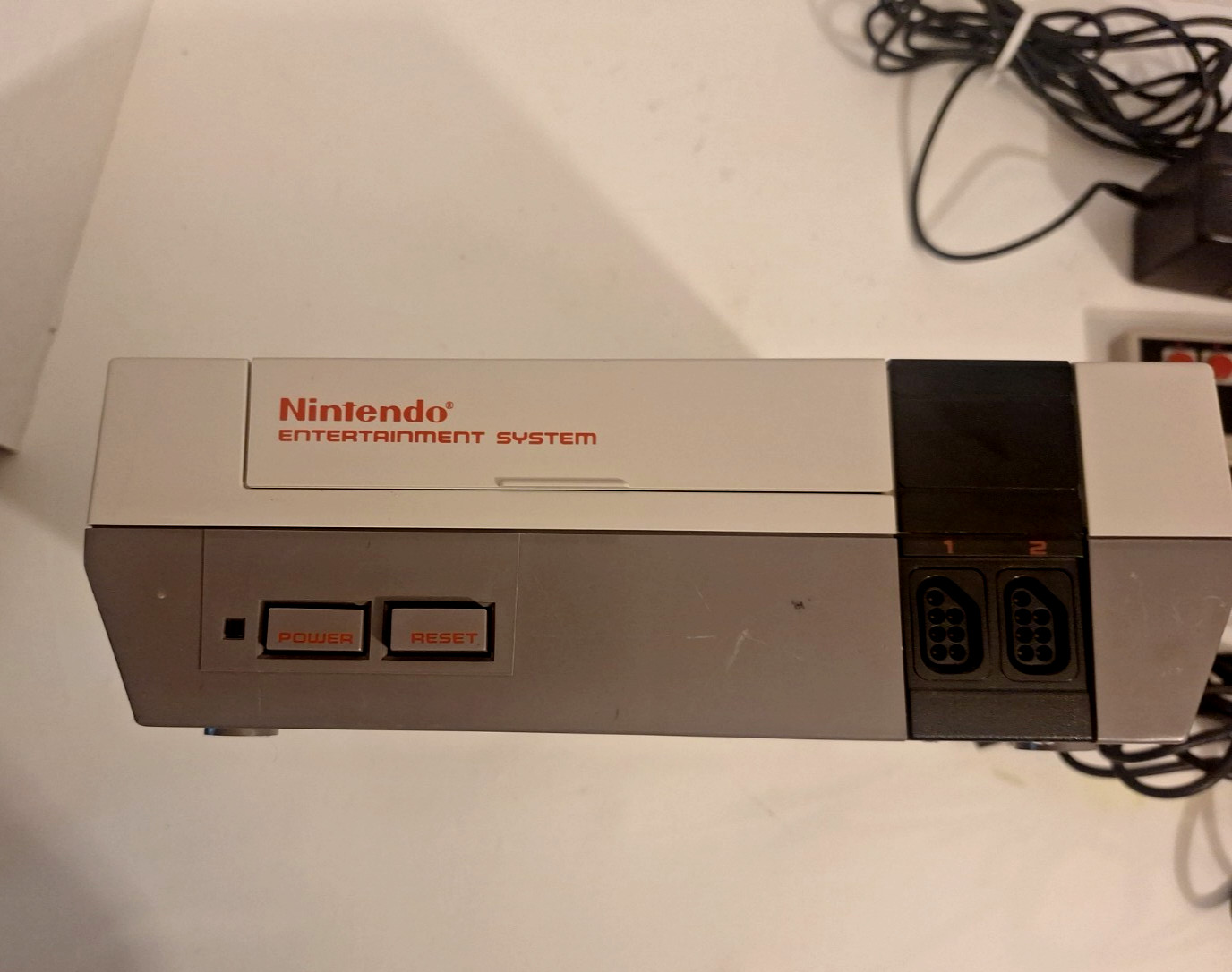 Nintendo NES-001 Console Controllers Zap Gun AC Adapter AV Cable 3 Games Tested!